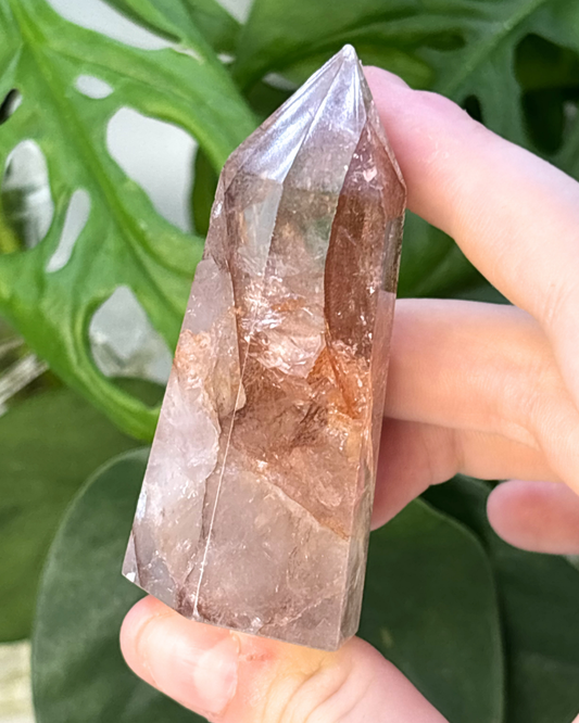 Flashy Fire Quartz Tower