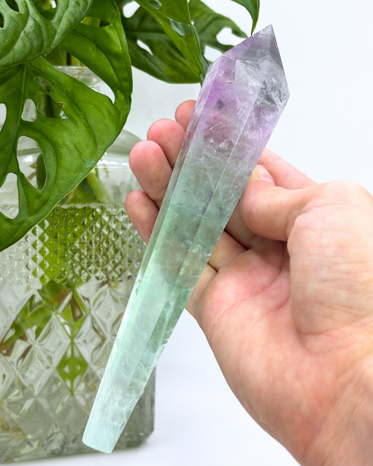 Rainbow Fluorite Wand 4