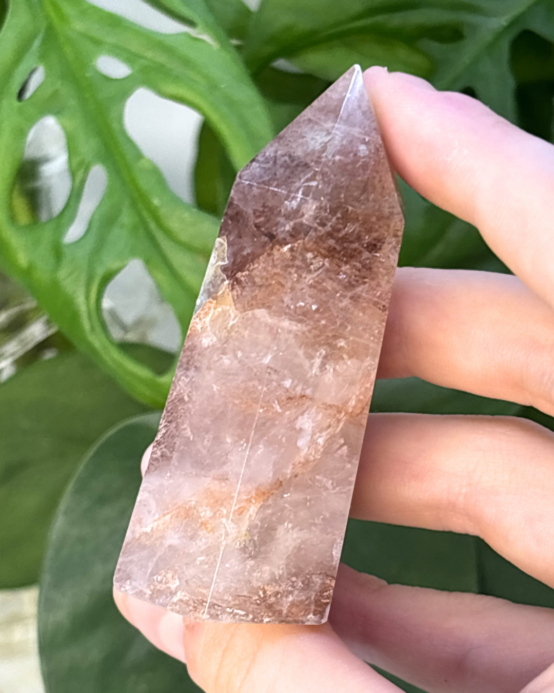 Flashy Fire Quartz Tower