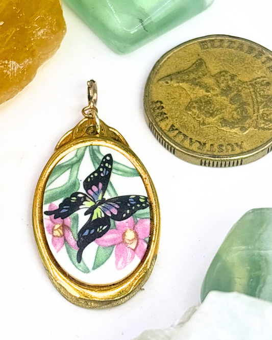 Gold Butterfly Spoon Charm 5