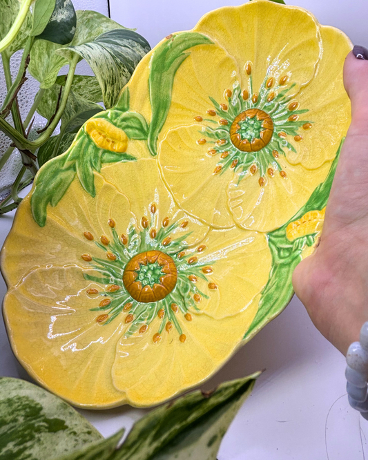 Yellow Carltonware Bowl Buttercup Florals