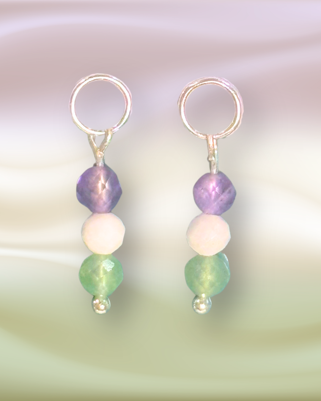 Genderqueer Pride Earring Charm