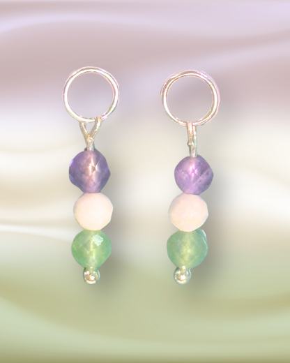 Genderqueer Pride Earring Charm