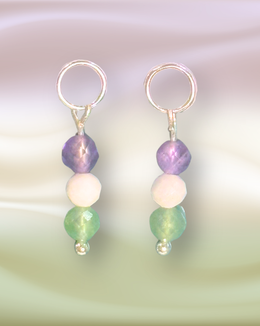 Genderqueer Pride Earring Charm