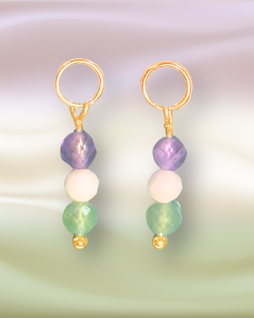 Genderqueer Pride Earring Charm