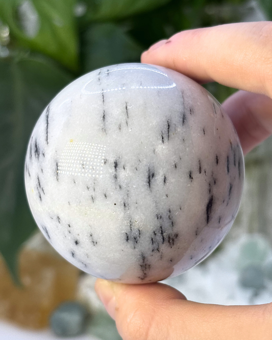 Dendritic Agate Sphere
