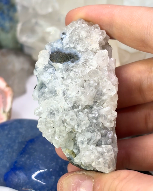 Blue Apophyllite Cluster