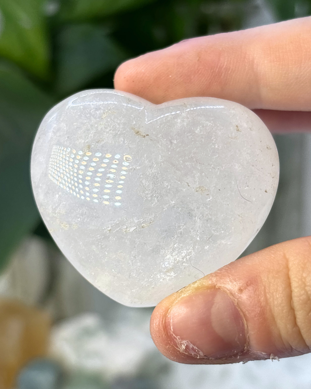 Mini Clear Quartz Heart