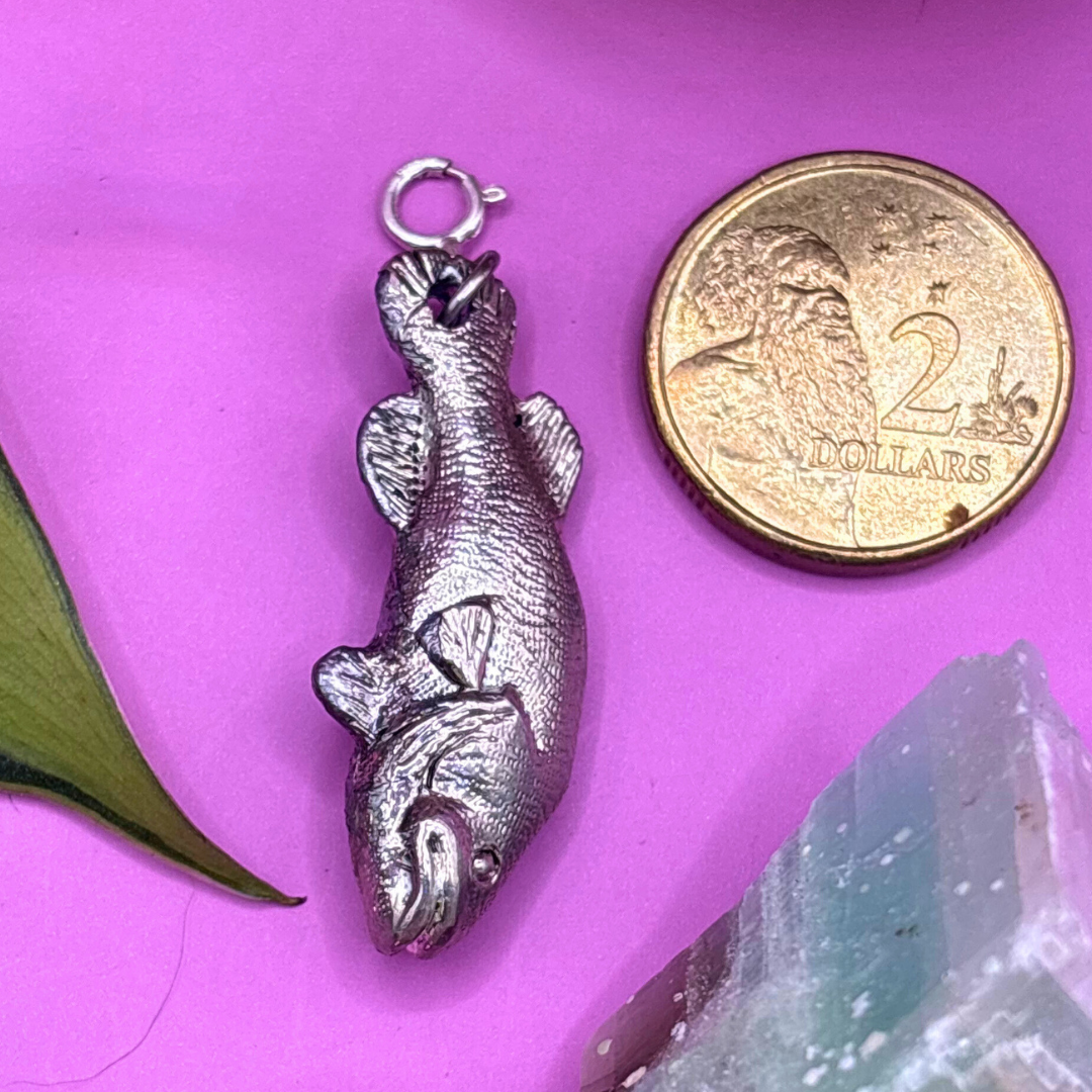 Large Silver Carp 3D Charm COMING 16/11