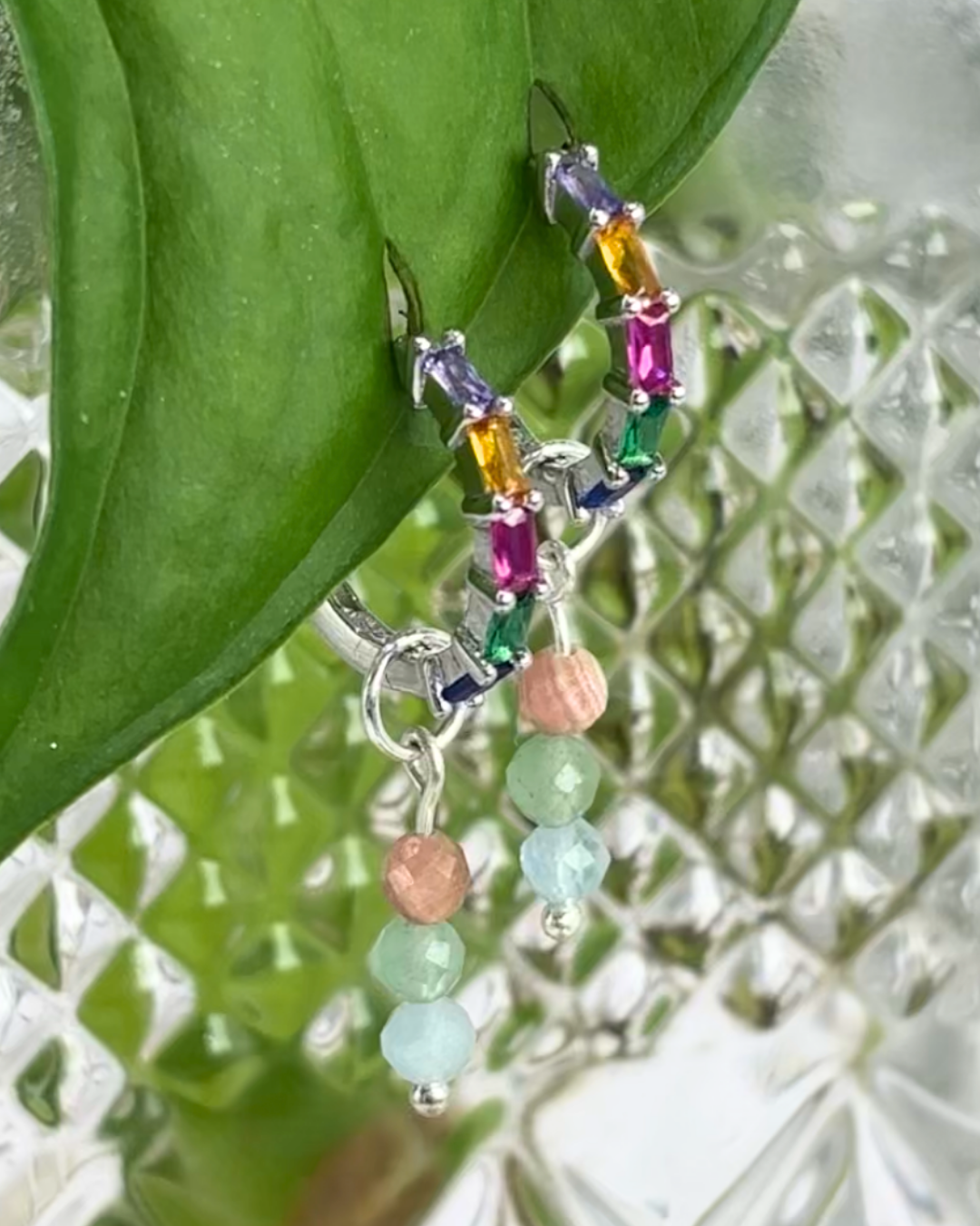 Polysexual Pride Earring Charm