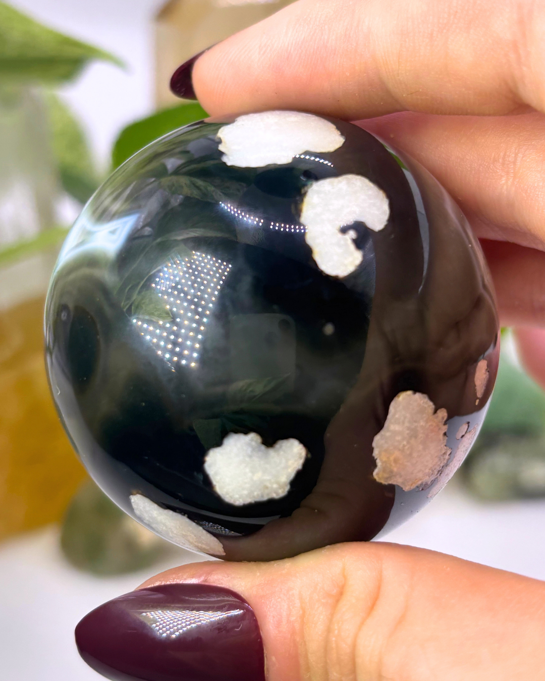 Orca Agate Sphere