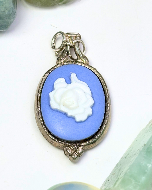 Wedegewood Jasperware Rose Replica Spoon Charm