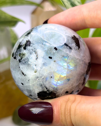 Flashy Moonstone Sphere