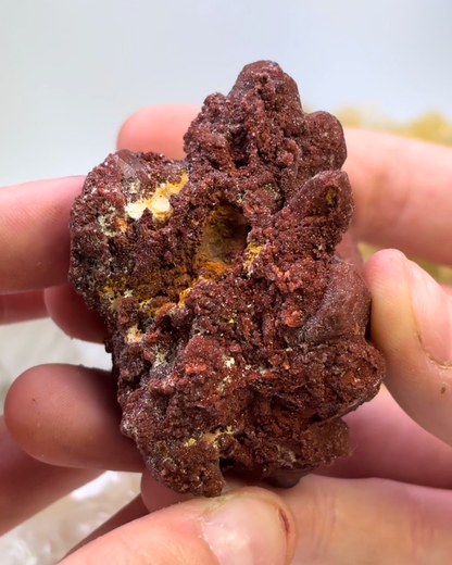 Moroccan Red Calcite Cluster Specimen