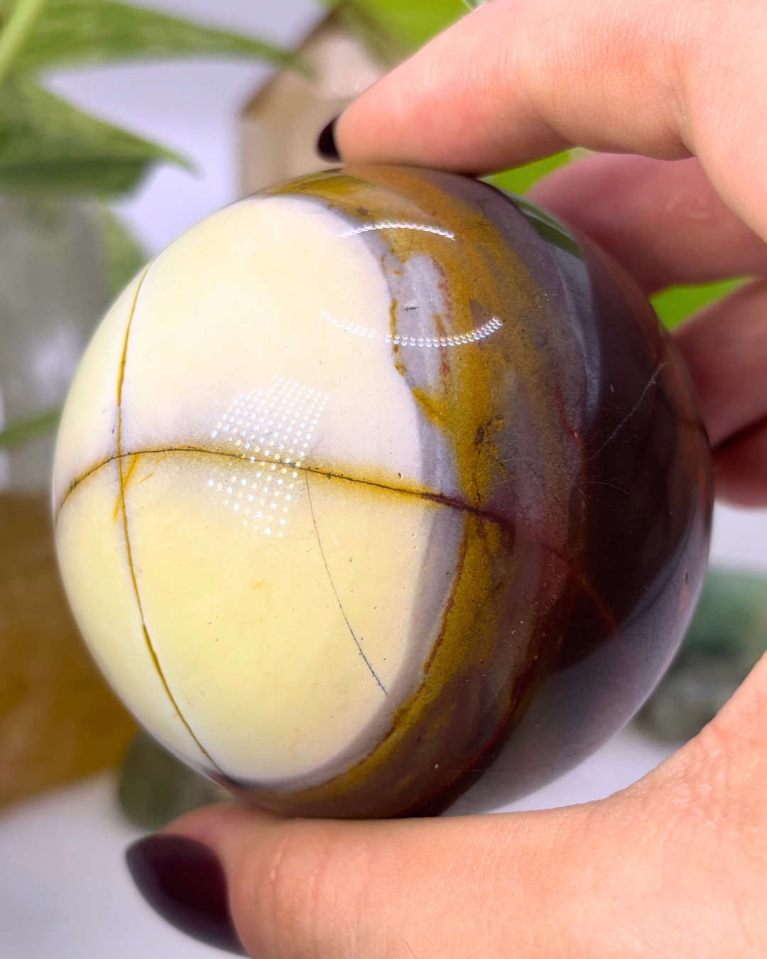 Large Pink Mookaite Sphere 2