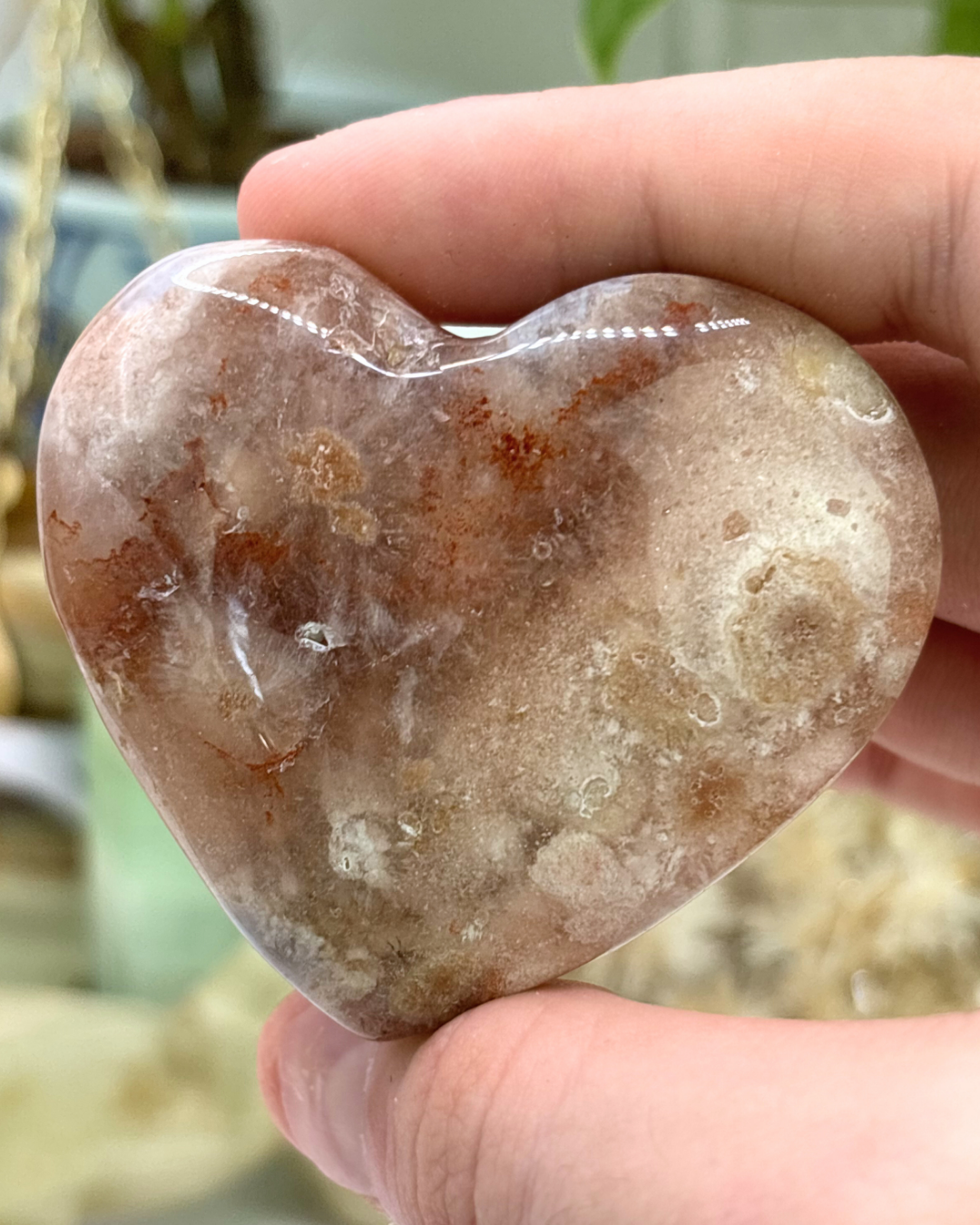 Pink Amethyst Heart