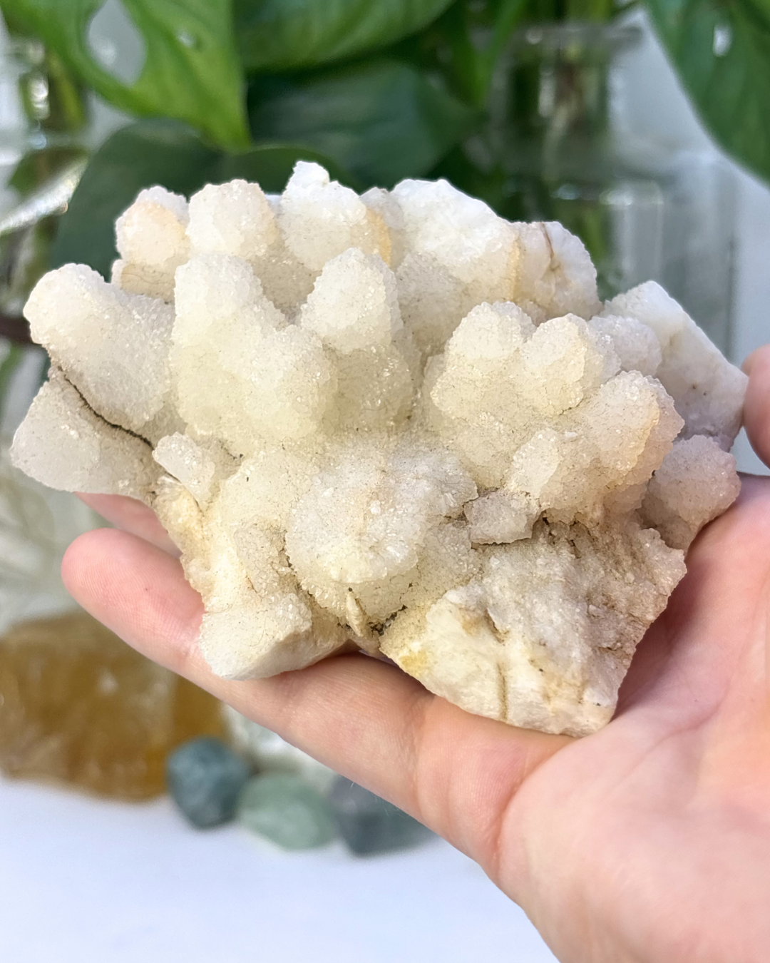 Large White Calcite Cluster
