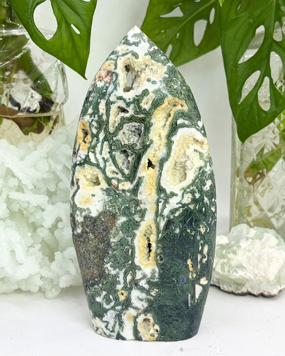 XL Moss Agate Freeform