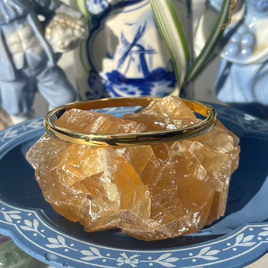 The Guide Crystals 4mm Gold Bangle