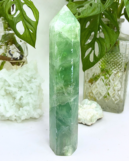 XL Green Fluorite Tower