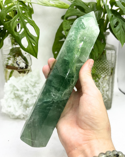 XL Green Fluorite Tower