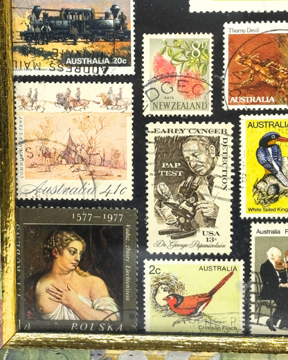 Arts & Nature Vintage Stamp Frame