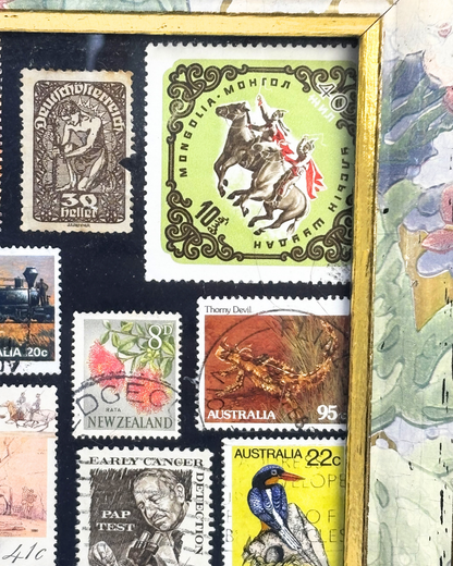 Arts & Nature Vintage Stamp Frame