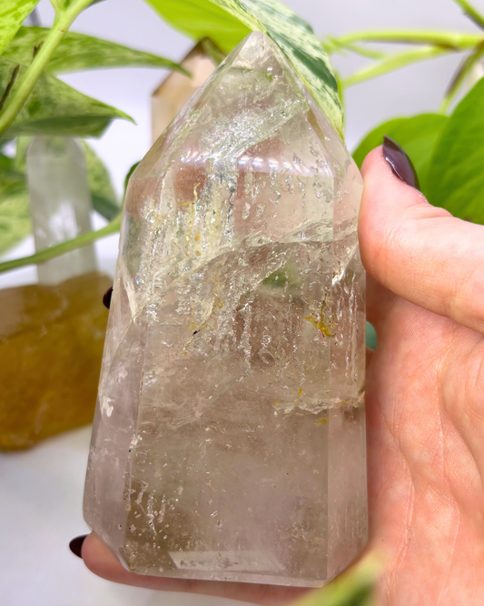 Large Clear Quartz Tower