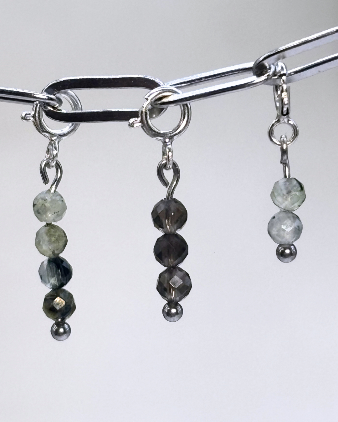 Garden Goth Crystal Clip Set 8 Pieces