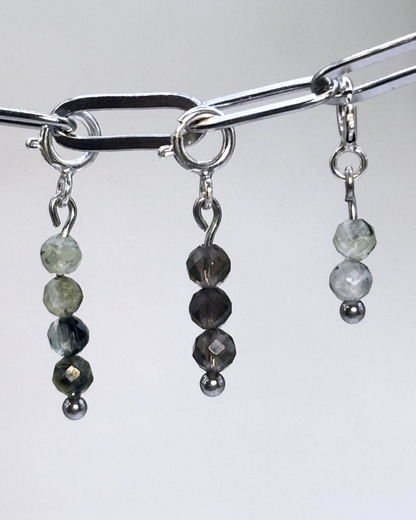 Garden Goth Crystal Clip Set 8 Pieces