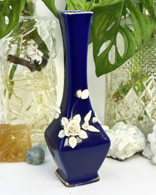 Vintage Cobalt Japanese Vase