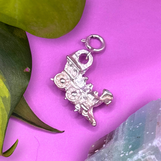 Large Silver Steam Train 3D Charm COMING 16/11