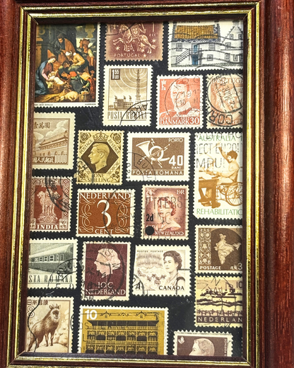 Moody Gallery Vintage Stamp Frame