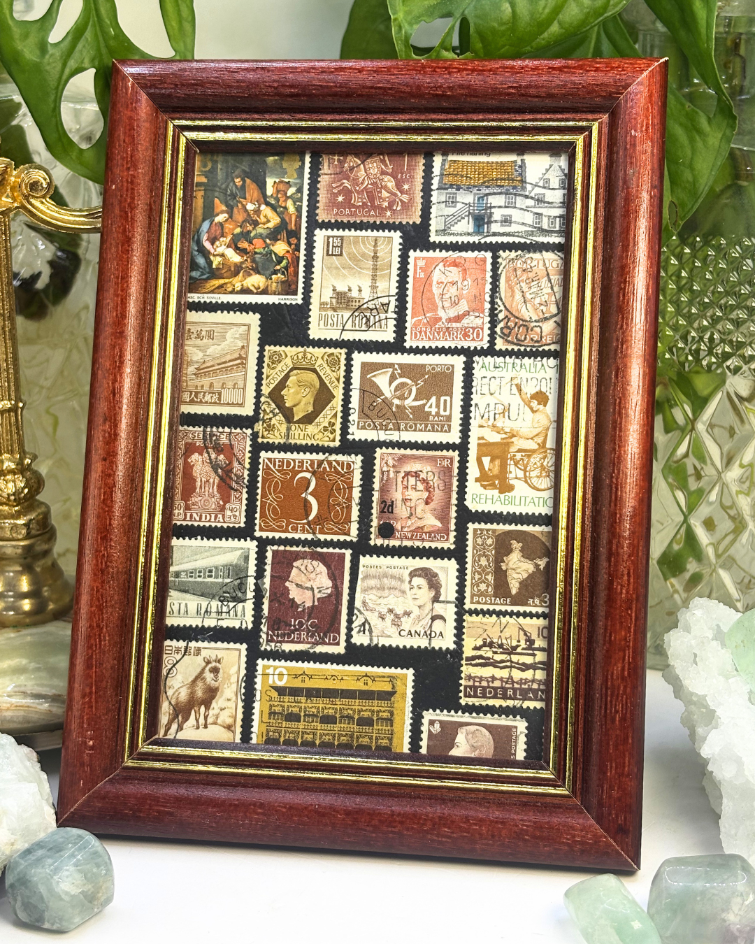 Moody Gallery Vintage Stamp Frame