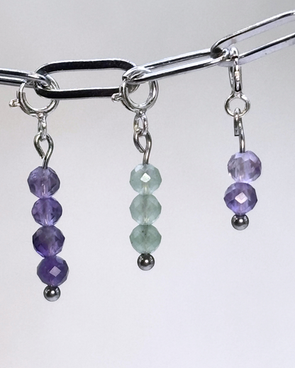 Forest Fairy Crystal Clip Set 8 Pieces