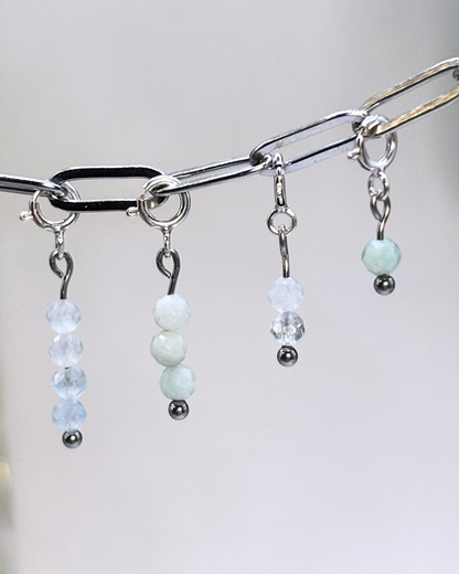 Magic Mermaid Crystal Clip Set 8 Pieces