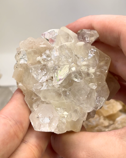 Apophyllite Quartz Cluster Specimen