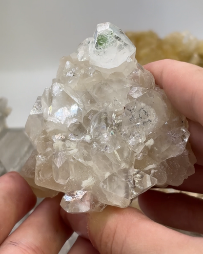 Apophyllite Quartz Cluster Specimen