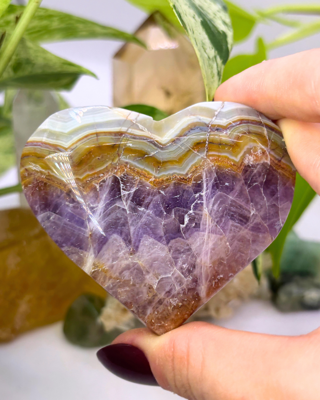 Amethyst Heart