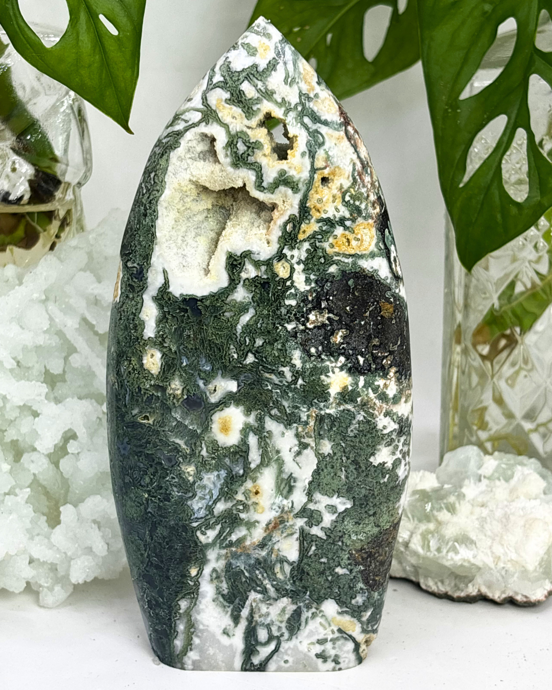 XL Moss Agate Freeform