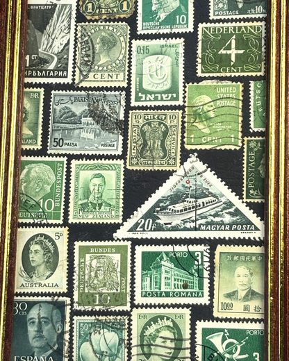 Lush & Green Vintage Stamp Frame