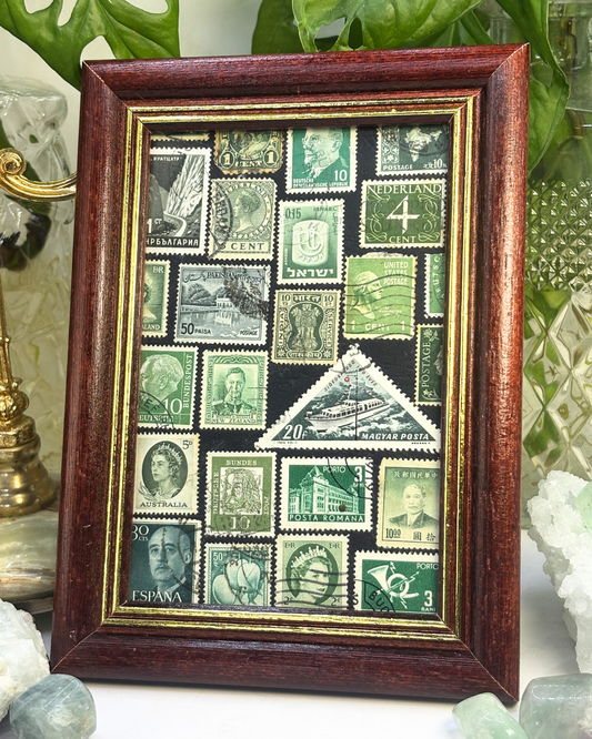 Lush & Green Vintage Stamp Frame