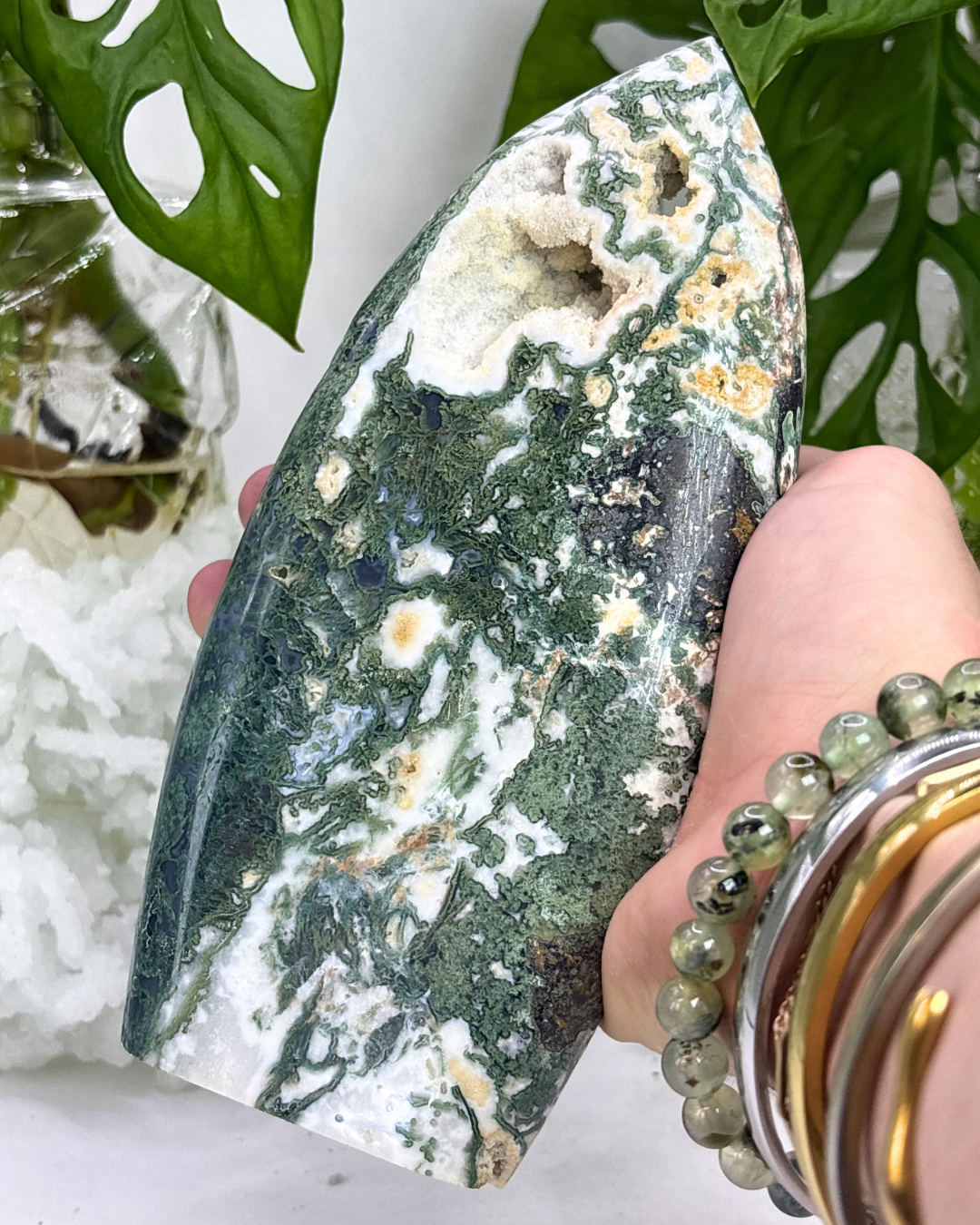 XL Moss Agate Freeform