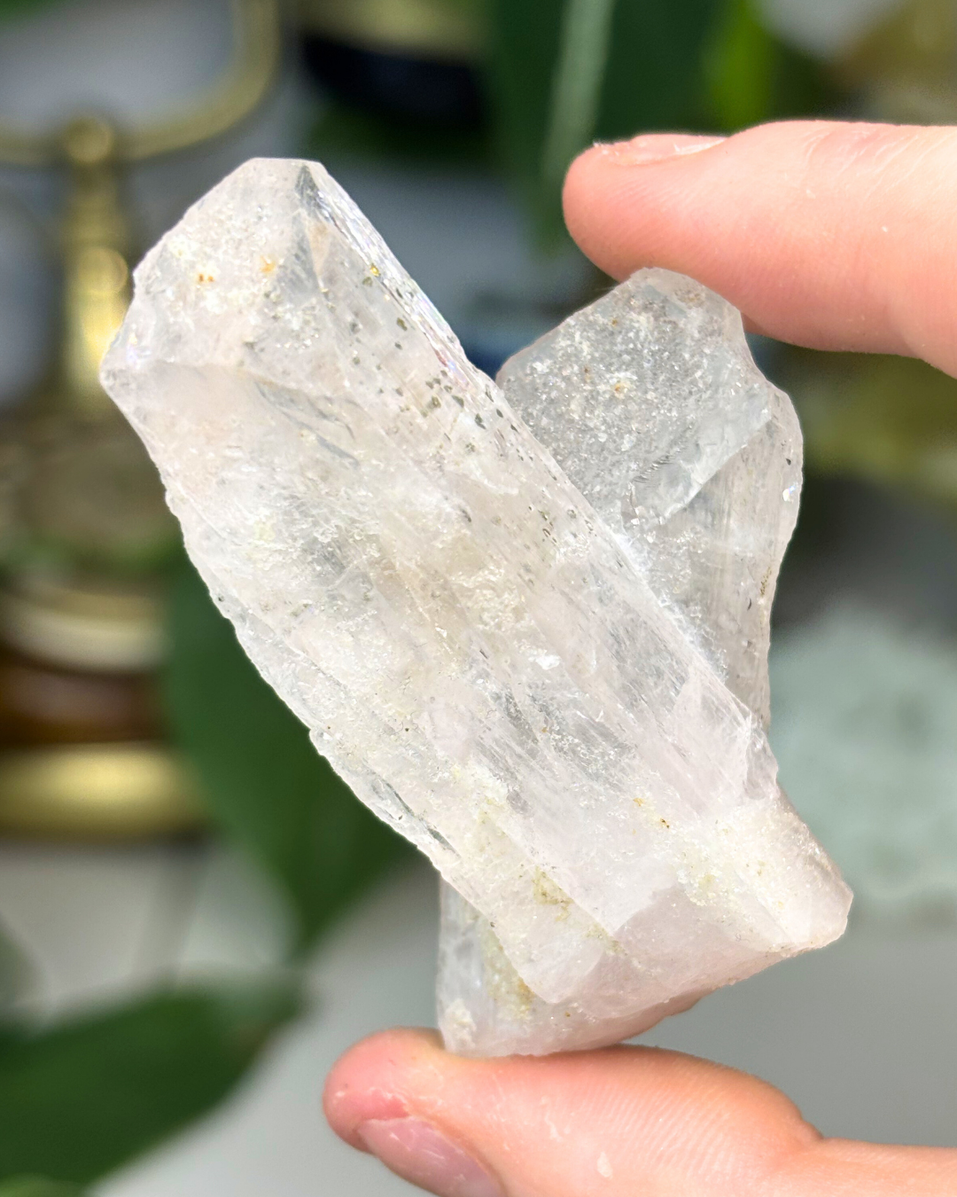 Clear Quartz with Hematite Inclusions Specimen