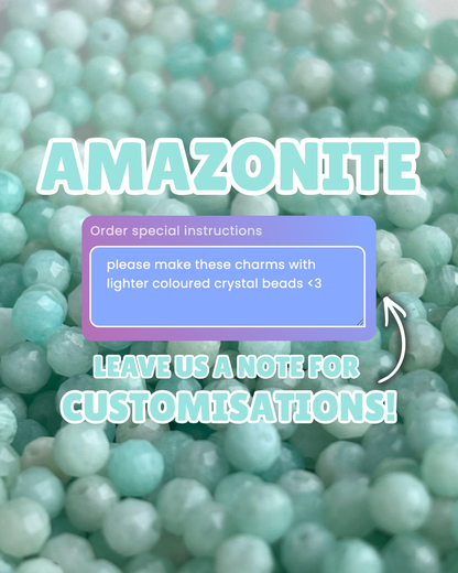Amazonite Single Sparkle Aurora Chain