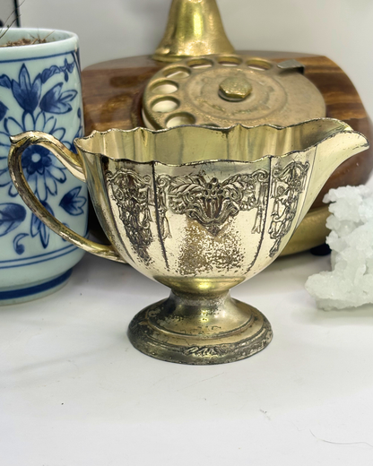 Small Silver Plated Milk Jug (UNPOLISHED)