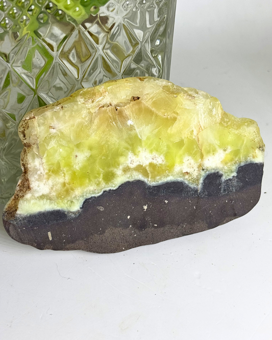 Australian Prehnite Slice