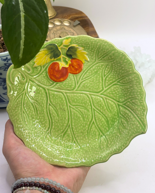 Imitation Green Carltonware Trinket Dish