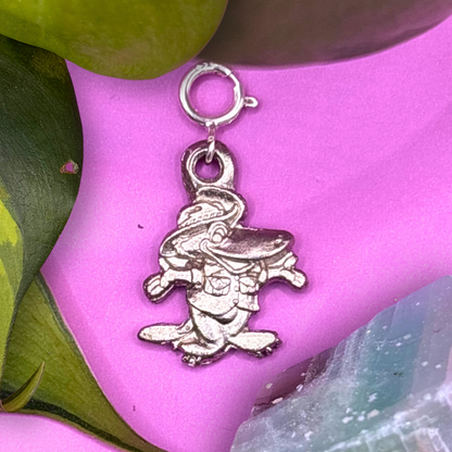 Mini Silver Platypus 2D Charm