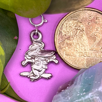 Mini Silver Platypus 2D Charm